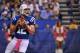 INDIANAPOLIS, IN - OCTOBER 06: Andrew Luck #12 of the Indianapolis Colts looks for a pass during a game against the Seattle Seahawks at Lucas Oil Stadium on October 6, 2013 in Indianapolis, Indiana. (Photo by Jonathan Moore/Getty Images)