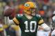 GREEN BAY, WI - JANUARY 01: Matt Flynn #10 of the Green Bay Packers throws a pass against the Detroit Lions at Lambeau Field on January 1, 2012 in Green Bay, Wisconsin. The Packers defeated the Lions 45-41. (Photo by Jonathan Daniel/Getty Images)