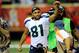 Nov 10, 2013; Atlanta, GA, USA; Seattle Seahawks wide receiver Golden Tate (81) reacts as he leaves the field after defeating the Atlanta Falcons at the Georgia Dome. The Seahawks defeated the Falcons 33-10. Mandatory Credit: Dale Zanine-USA TODAY Sports