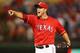 ARLINGTON, TX - SEPTEMBER 24: Joe Nathan #36 of the Texas Rangers throws against the Houston Astros in the 9th inning at Rangers Ballpark in Arlington on September 24, 2013 in Arlington, Texas. (Photo by Ronald Martinez/Getty Images)