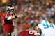 TAMPA, FL - NOVEMBER 11: Mike Glennon #8 of the Tampa Bay Buccaneers calls a play in the first half against the Miami Dolphins at Raymond James Stadium on November 11, 2013 in Tampa, Florida. (Photo by Mike Ehrmann/Getty Images)