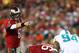 TAMPA, FL - NOVEMBER 11: Mike Glennon #8 of the Tampa Bay Buccaneers calls a play in the first half against the Miami Dolphins at Raymond James Stadium on November 11, 2013 in Tampa, Florida. (Photo by Mike Ehrmann/Getty Images)