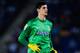 BARCELONA, SPAIN - OCTOBER 19: Thibaut Courtois of Atletico de Madrid in action during the La Liga match between RCD Espanyol and Club Atletico de Madrid at Cornella-El Prat Stadium on October 19, 2013 in Barcelona, Spain. (Photo by David Ramos/Getty Images)