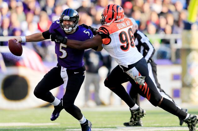 Flacco Is More Effective out of the Pocket