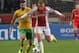 AMSTERDAM, NETHERLANDS - NOVEMBER 6: Viktor Fischer of AFC Ajax charges forward with the ball during the UEFA Champion League group stage match between AFC Ajax and Celtic FC held on November 6, 2013 at the Amsterdam ArenA in Amsterdam, Netherlands. (Photo by Anoek de Groot/EuroFootball/Getty Images)