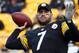 PITTSBURGH, PA - OCTOBER 20: Ben Roethlisberger #7 of the Pittsburgh Steelers warms up before the game against the Baltimore Ravens on October 20, 2013 at Heinz Field in Pittsburgh, Pennsylvania. (Photo by Justin K. Aller/Getty Images)