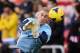 SUNDERLAND, ENGLAND - NOVEMBER 10: Joe Hart of Manchester City warms up ahead of the Barclays Premier League match between Sunderland and Manchester City at the Stadium of Light on November 10, 2013 in Sunderland, England. (Photo by Michael Regan/Getty Images)