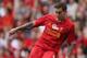 LIVERPOOL, ENGLAND - AUGUST 03: Daniel Agger of Liverpool in action during the Steven Gerrard Testimonial Match between Liverpool and Olympiacos at Anfield on August 03, 2013 in Liverpool, England. (Photo by Clive Brunskill/Getty Images)