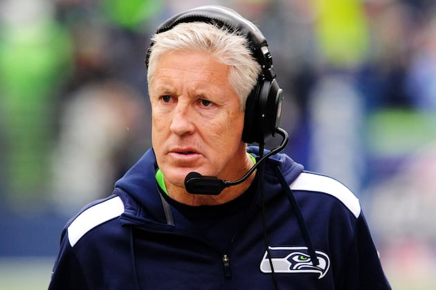 Pete Carroll Jokes About Lynch's Passing