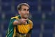 ABU DHABI, UNITED ARAB EMIRATES - NOVEMBER 06: Imran Tahir of South Africa reacts after a delivery during the third One Day International between Pakistan and South Africa at Sheikh Zayed Stadium on November 06, 2013 in Abu Dhabi, United Arab Emirates. (Photo by Francois Nel/Getty Images)