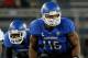 Nov 5, 2013; Buffalo, NY, USA; Buffalo Bulls linebacker Khalil Mack (46) during the game against the Ohio Bobcats at University of Buffalo Stadium. Mandatory Credit: Kevin Hoffman-USA TODAY Sports