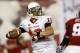 BLOOMINGTON, IN - SEPTEMBER 15: Keith Wenning #10 of the Ball State Cardinals looks to pass the football against the Indiana Hoosiers during the game at Memorial Stadium on September 15, 2012 in Bloomington, Indiana. (Photo by Joe Robbins/Getty Images)