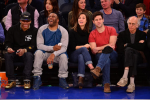 Larry David Looks Very Unhappy Sitting Courtside