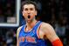 ATLANTA, GA - NOVEMBER 13: Andrea Bargnani #77 of the New York Knicks reacts after a basket against the Atlanta Hawks at Philips Arena on November 13, 2013 in Atlanta, Georgia. NOTE TO USER: User expressly acknowledges and agrees that, by downloading and or using this photograph, User is consenting to the terms and conditions of the Getty Images License Agreement. (Photo by Kevin C. Cox/Getty Images)