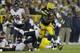 GREEN BAY, WI - NOVEMBER 04: Eddie Lacy #27 of the Green Bay Packers runs with the football during the first quarter against the Chicago Bears at Lambeau Field on November 04, 2013 in Green Bay, Wisconsin. (Photo by Mike McGinnis/Getty Images)