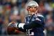 FOXBORO, MA - NOVEMBER 03: Tom Brady #12 of the New England Patriots throws a pass against the Pittsburgh Steelers in the first quarter at Gillette Stadium on November 3, 2013 in Foxboro, Massachusetts. (Photo by Jared Wickerham/Getty Images)