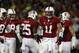Nov 7, 2013; Stanford, CA, USA; Stanford Cardinal linebacker Shayne Skov (11) as the call goes under review for a fumble by the Oregon Ducks recovered by Skov during the second quarter at Stanford Stadium. Mandatory Credit: Kelley L Cox-USA TODAY Sports