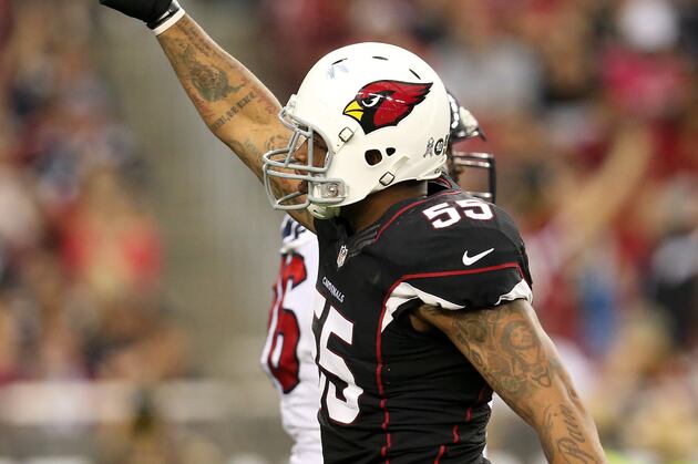 Arizona Cardinals Linebacker John Abraham Credited
