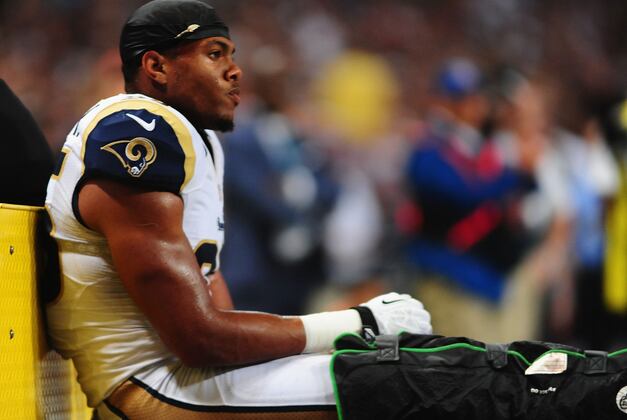 Rams' McDonald Working Hard on Returning : Sports