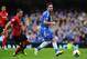 LONDON, ENGLAND - OCTOBER 19: Frank Lampard of Chelsea passes the ball during the Barclays Premier League match between Chelsea and Cardiff City at Stamford Bridge on October 19, 2013 in London, England. (Photo by Mike Hewitt/Getty Images)