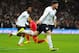 LONDON, ENGLAND - OCTOBER 11: Wayne Rooney of England celebrates scoring the first goal during the FIFA 2014 World Cup Qualifying Group H match between England and Montenegro at Wembley Stadium on October 11, 2013 in London, England. (Photo by Mike Hewitt/Getty Images)