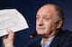 RIO DE JANEIRO, BRAZIL - OCTOBER 31: Brazilian football team coach Luiz Felipe Scolari attends a press conference ahead of the international friendly match against Honduras and Chile at Sheraton Hotel on October 31, 2013 in Rio de Janeiro, Brazil. (Photo by Buda Mendes/Getty Images)