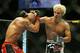 CHICAGO- OCTOBER 25: Josh Koscheck (R) punches Thiago Alves in a Welterweight bout at UFC's Ultimate Fight Night at Allstate Arena on October 25, 2008 in Chicago, Illinois. (Photo by Tasos Katopodis/Getty Images)