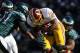 PHILADELPHIA, PA - DECEMBER 23: Alfred Morris #46 of the Washington Redskins runs with the ball as DeMeco Ryans #59 of the Philadelphia Eagles makes the tackle at Lincoln Financial Field on December 23, 2012 in Philadelphia, Pennsylvania. (Photo by Alex Trautwig/Getty Images)
