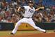 ST. PETERSBURG, FL - SEPTEMBER 10: Pitcher David Price #14 of the Tampa Bay Rays starts against the Boston Red Sox September 10, 2013 at Tropicana Field in St. Petersburg, Florida. Price gave up 3 hits in 8 innings and Boston won 2 - 0. (Photo by Al Messerschmidt/Getty Images)