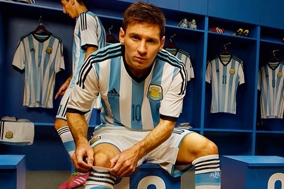 Instagram: Messi Shows off Argentina's World Cup Kit