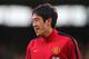 LONDON, ENGLAND - NOVEMBER 02: Shinji Kagawa of Manchester United warms up during the Barclays Premier League match between Fulham and Manchester United at Craven Cottage on November 2, 2013 in London, England. (Photo by Clive Rose/Getty Images)