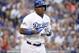 October 15, 2013; Los Angeles, CA, USA; Los Angeles Dodgers right fielder Yasiel Puig (66) is walked in the second inning against the St. Louis Cardinals in game four of the National League Championship Series baseball game at Dodger Stadium. Mandatory Credit: Richard Mackson-USA TODAY Sports