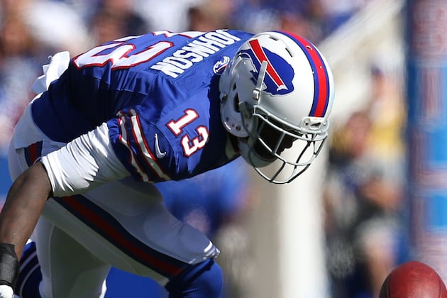 Stevie Johnson Not Present at Practice on Friday