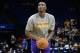 SHANGHAI, CHINA - OCTOBER 18: Kobe Bryant of the Los Angeles Lakers warms up against the Golden State Warriors during the 2013 Global Games on October 18, 2013 at the Mercedes-Benz Arena in Shanghai, China. NOTE TO USER: User expressly acknowledges and agrees that, by downloading and/or using this photograph, user is consenting to the terms and conditions of the Getty Images License Agreement. Mandatory Copyright Notice: Copyright 2013 NBAE (Photo by Andrew D. Bernstein/NBAE via Getty Images)