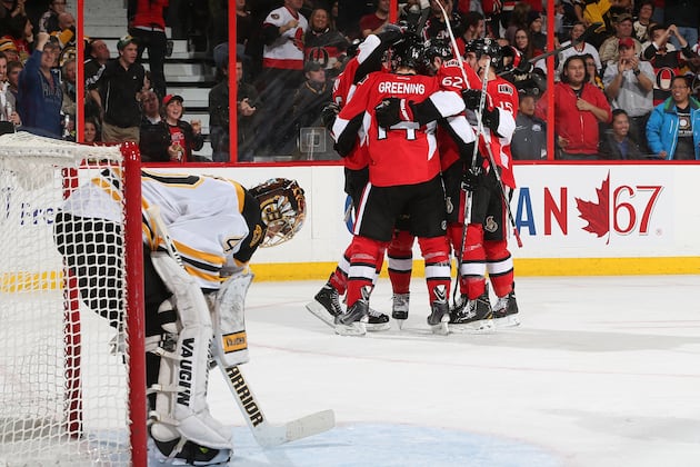 Ottawa Senators Mount Comeback to Quell Boston Bruins
