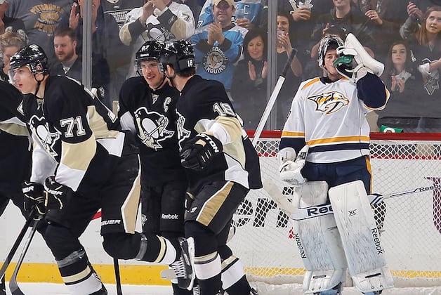 Neal, Sutter Lift Penguins over Predators