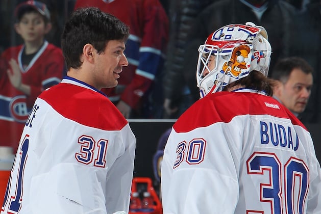 Carey Price Plays Foosball with Peter Budaj