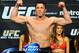 Nov 15, 2013; Las Vegas, NV, USA; UFC fighter Chail Sonnen participates in the official weigh-in of UFC 167 at MGM Grand Garden Arena. Mandatory Credit: Stephen R. Sylvanie-USA TODAY Sports