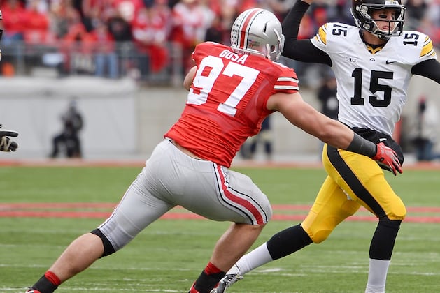Joey Bosa (Neck Sprain) Ruled out for Remainder of Game vs. Illinois