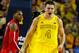 ANN ARBOR, MI - FEBRUARY 05: Mitch McGary #4 of the Michigan Wolverines reacts after a second half basket while playing the Ohio State Buckeyes at Crisler Center on February 5, 2013 in Ann Arbor, Michigan. Michigan won the game 76-74 in overtime. (Photo by Gregory Shamus/Getty Images)