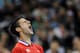 BELGRADE, SERBIA - NOVEMBER 15: Novak Djokovic of Serbia reacts during the match against Radek Stepanek of Czech Republic during the day one of the final Davis Cup match between Serbia and Czech Republic on November 15, 2013 in Belgrade, Serbia. (Photo by Srdjan Stevanovic/Getty Images)