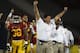 Interim Head Coach Ed Orgeron now touts a 5-0 record in Pac-12 play after leading his Trojans to an upset victory over No 4 Stanford.