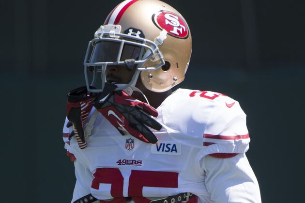 Tarell Brown Carted off Field with Apparent Leg Injury