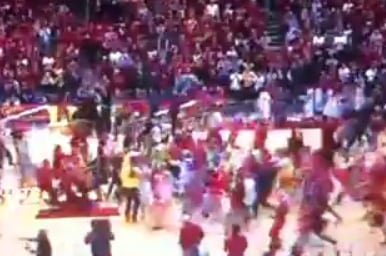 It's Court-Storming Season: Iowa State Upends No. 7 Michigan
