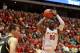 Nov 17, 2013; Ames, IA, USA; Iowa State Cyclone guard DeAndre Kane (50) shoots against the Michigan Wolverines at James H. Hilton Coliseum. Mandatory Credit: Reese Strickland-USA TODAY Sports