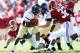TUSCALOOSA, AL - NOVEMBER 17: Troy Mitchell #10 of the Western Carolina Catamounts is tackled by Jesse Williams #54 and C.J. Mosley #32 of the Alabama Crimson Tide at Bryant-Denny Stadium on November 17, 2012 in Tuscaloosa, Alabama. (Photo by Kevin C. Cox/Getty Images)