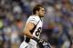 Oct 20, 2013; Indianapolis, IN, USA; Denver Broncos wide receiver Eric Decker (87) leaves the field in the fourth quarter against the Indianapolis Colts at Lucas Oil Stadium. The Colts defeated the Broncos 39-33. Mandatory Credit: Ron Chenoy-USA TODAY Sports