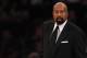 NEW YORK, NY - NOVEMBER 16: New York Knicks head coach Mike Woodson looks on during the first half against the Atlanta Hawks at Madison Square Garden on November 16, 2013 in New York City. The Hawks defeat the Knicks 110-90. NOTE TO USER: User expressly acknowledges and agrees that, by downloading and/or using this photograph, user is consenting to the terms and conditions of the Getty Images License Agreement. (Photo by Maddie Meyer/Getty Images)