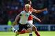 NOTTINGHAM, ENGLAND - SEPTEMBER 28: Will Hughes of Derby County battles with Chris Cohen of Nottingham Forest during the Sky Bet Championship match between Nottingham Forest and Derby County at City Ground on September 28, 2013 in Nottingham, England, (Photo by Laurence Griffiths/Getty Images)