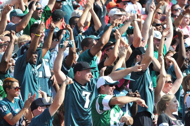 Eagles Fans Egg Redskins Team Bus